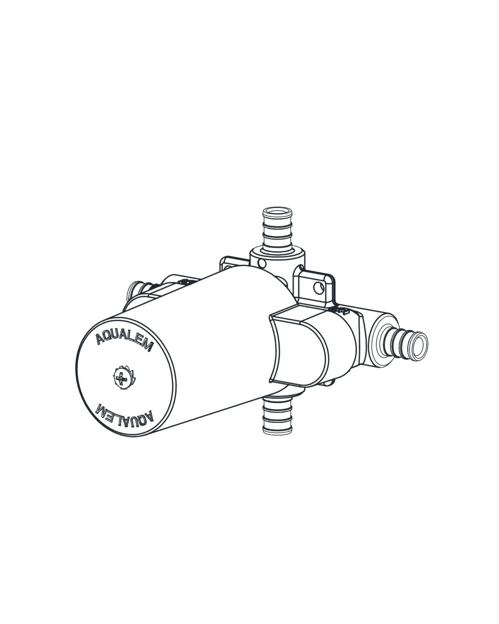 2-Way Pressure Balance Rough Valve