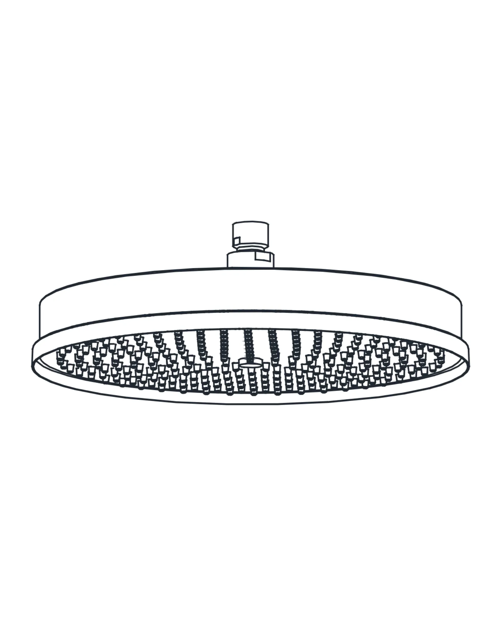 12" Round Solid Brass Shower head