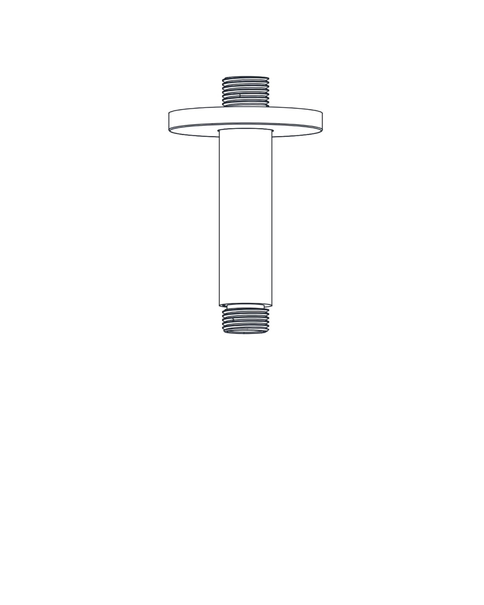 4" Ceiling Shower Arm