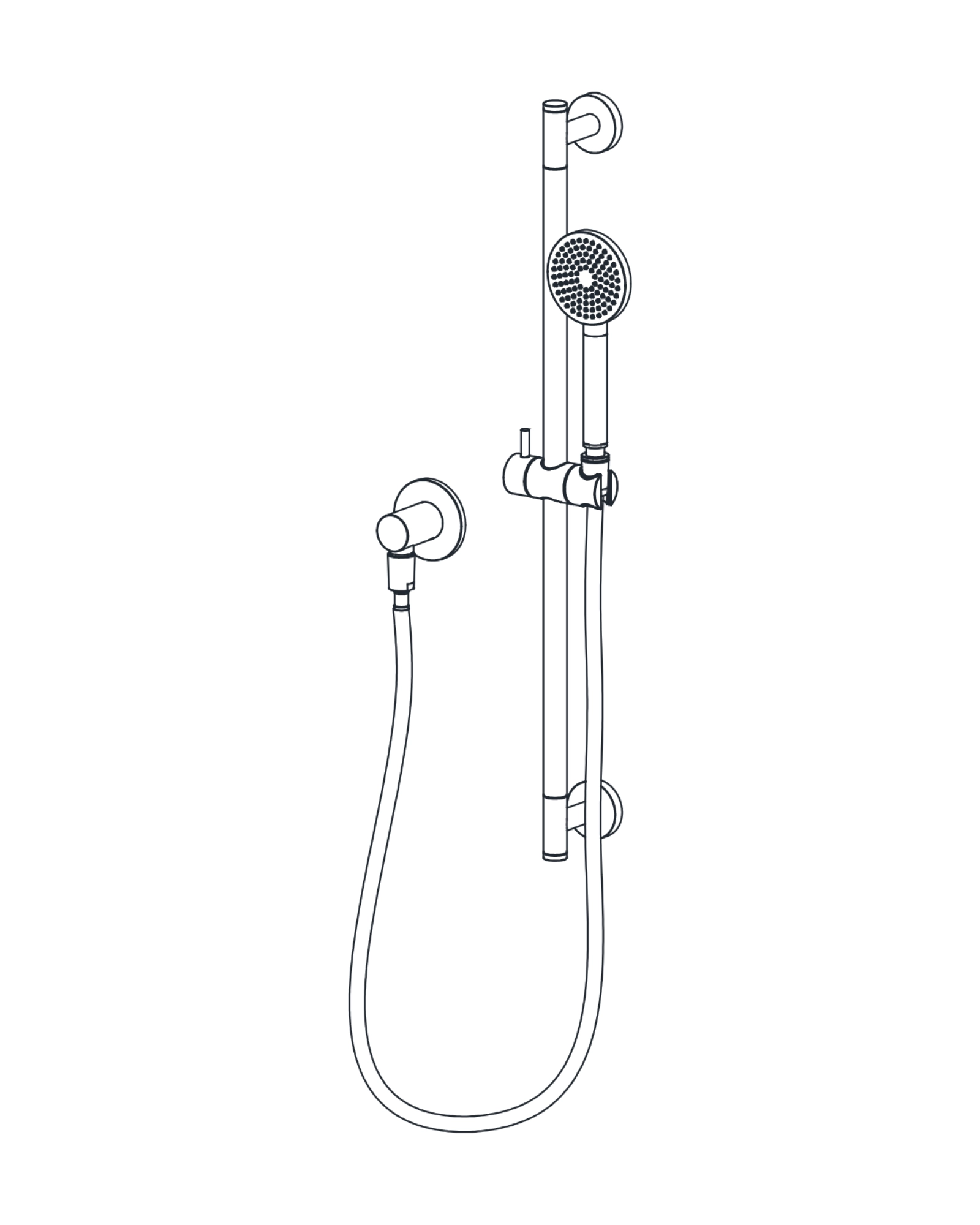 28" Slide Bar Handheld Kit (Elbow included)