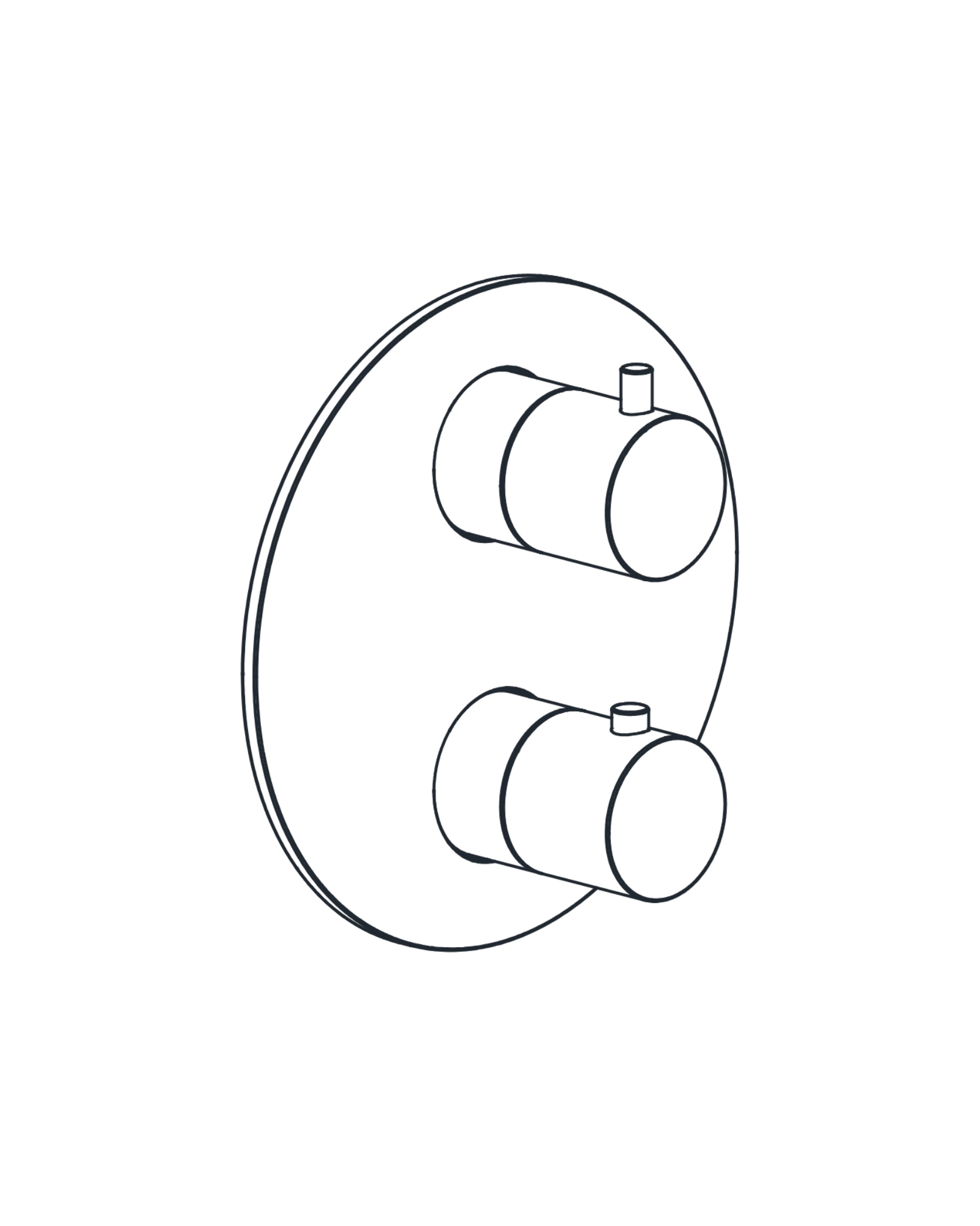 3/4" Thermostatic Valve Trim