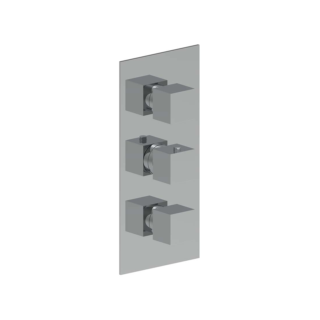 3/4" 3-Way Square Thermostatic Valve Trim