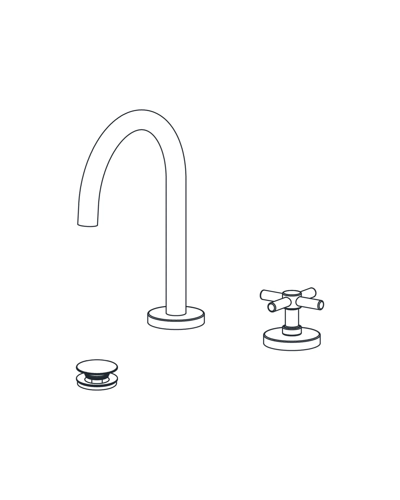 Two-Hole Lavatory Faucet