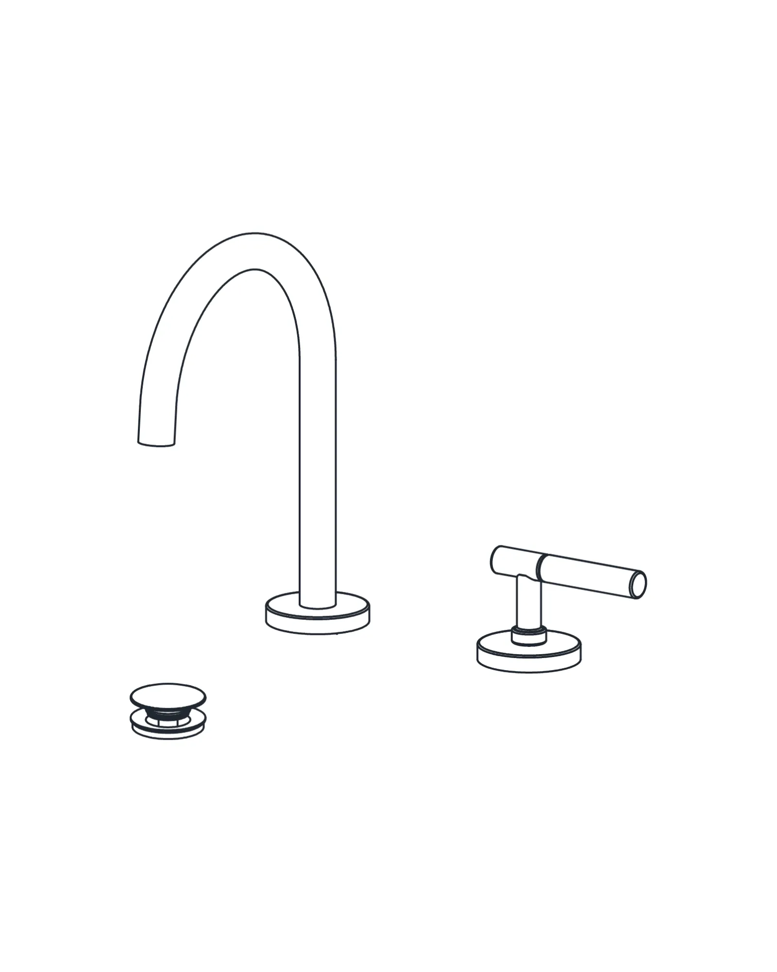 Two-Hole Lavatory Faucet