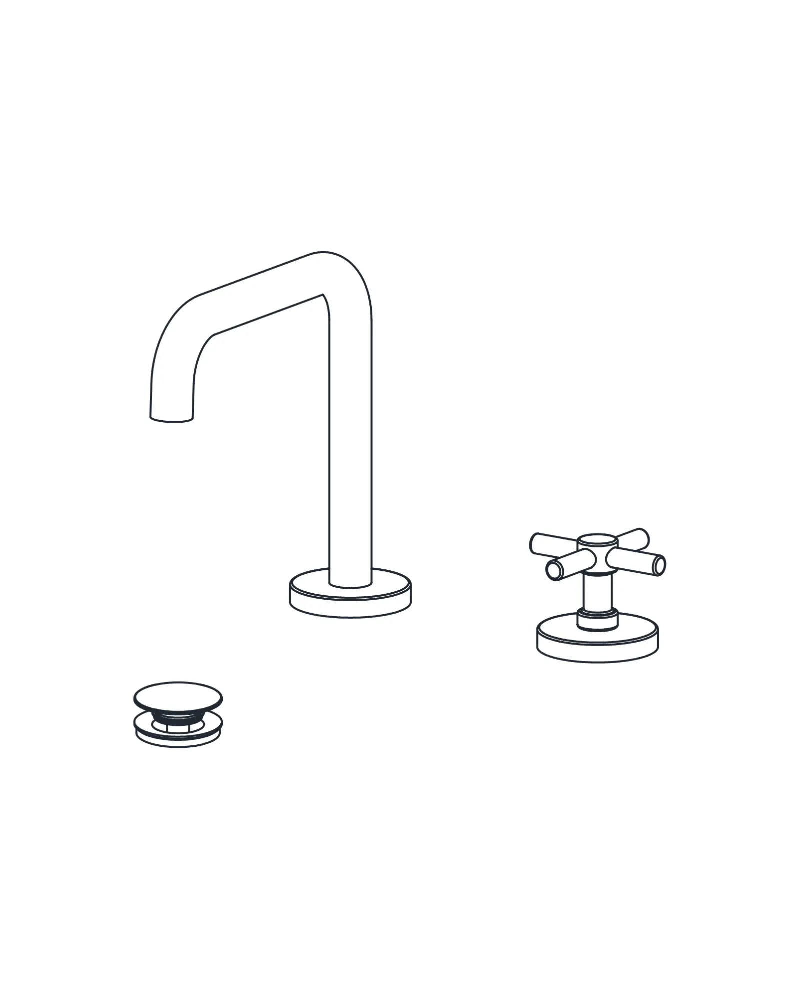 Two-Hole Lavatory Faucet