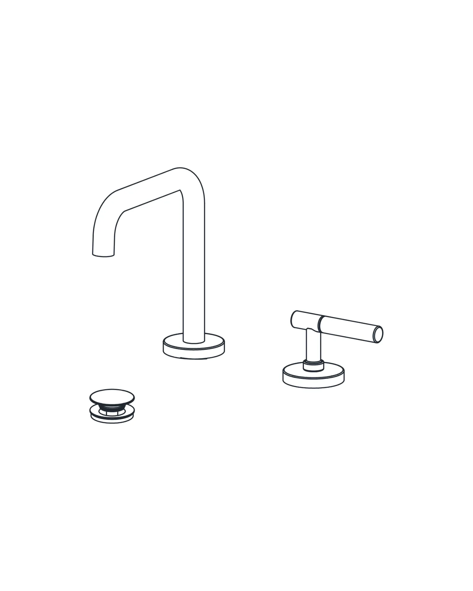 Two-Hole Lavatory Faucet
