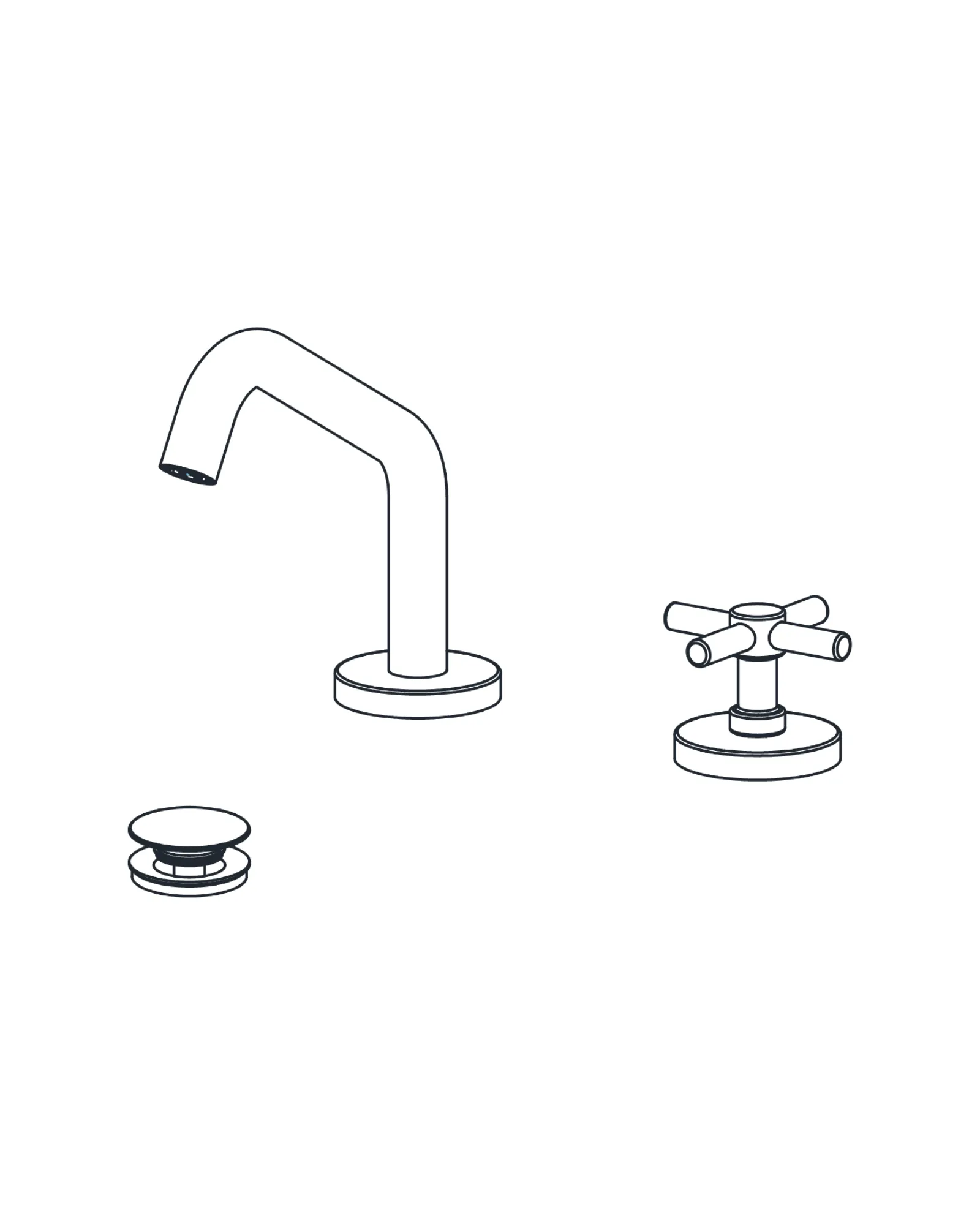 Two-Hole Lavatory Faucet