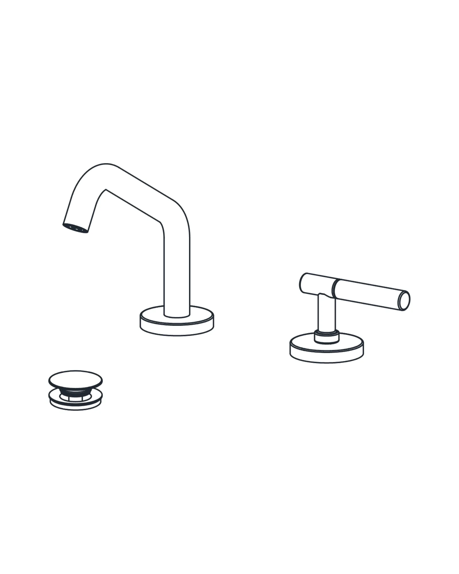 Two-Hole Lavatory Faucet