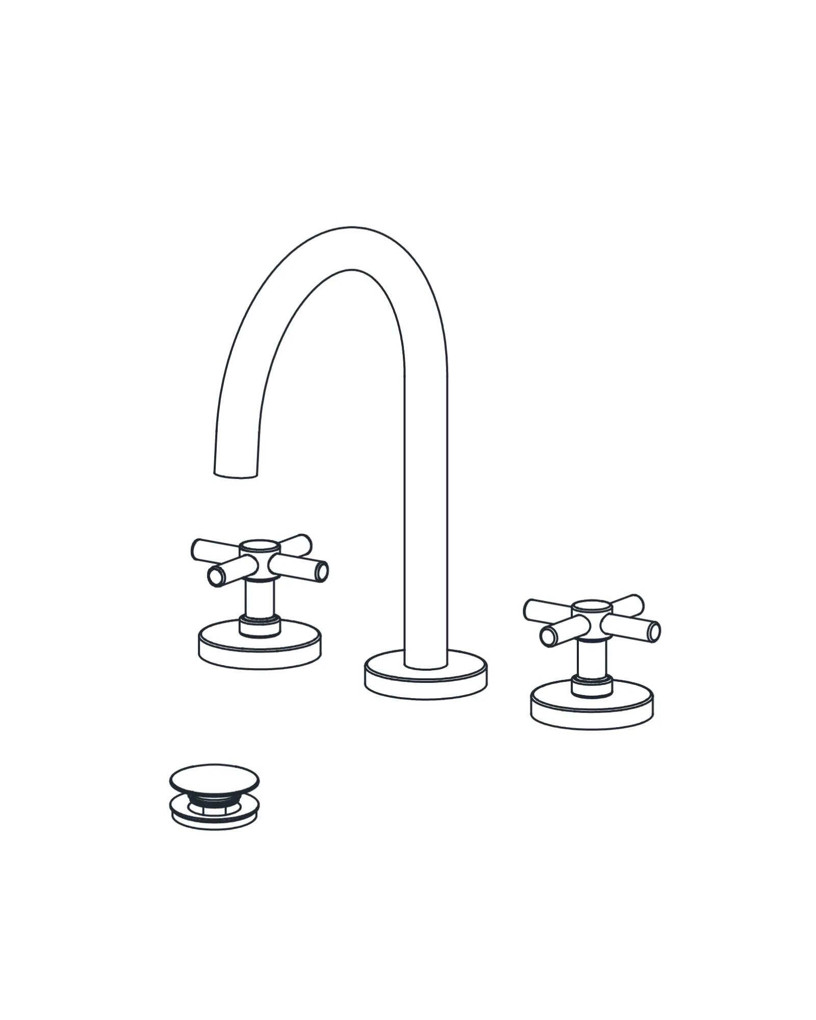 Widespread Lavatory Faucet