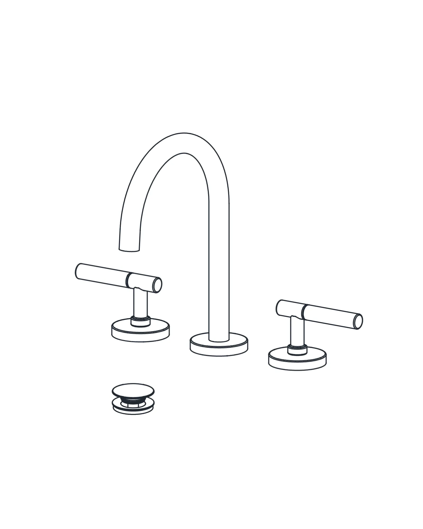 Widespread Lavatory Faucet