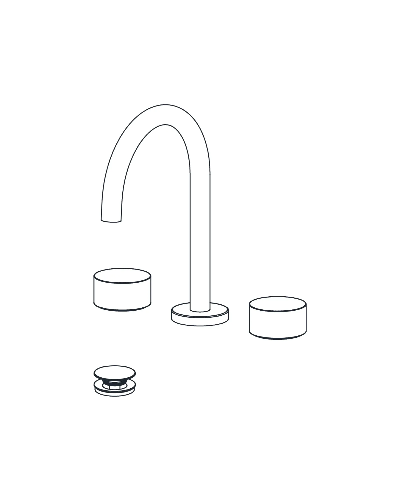 Widespread Lavatory Faucet