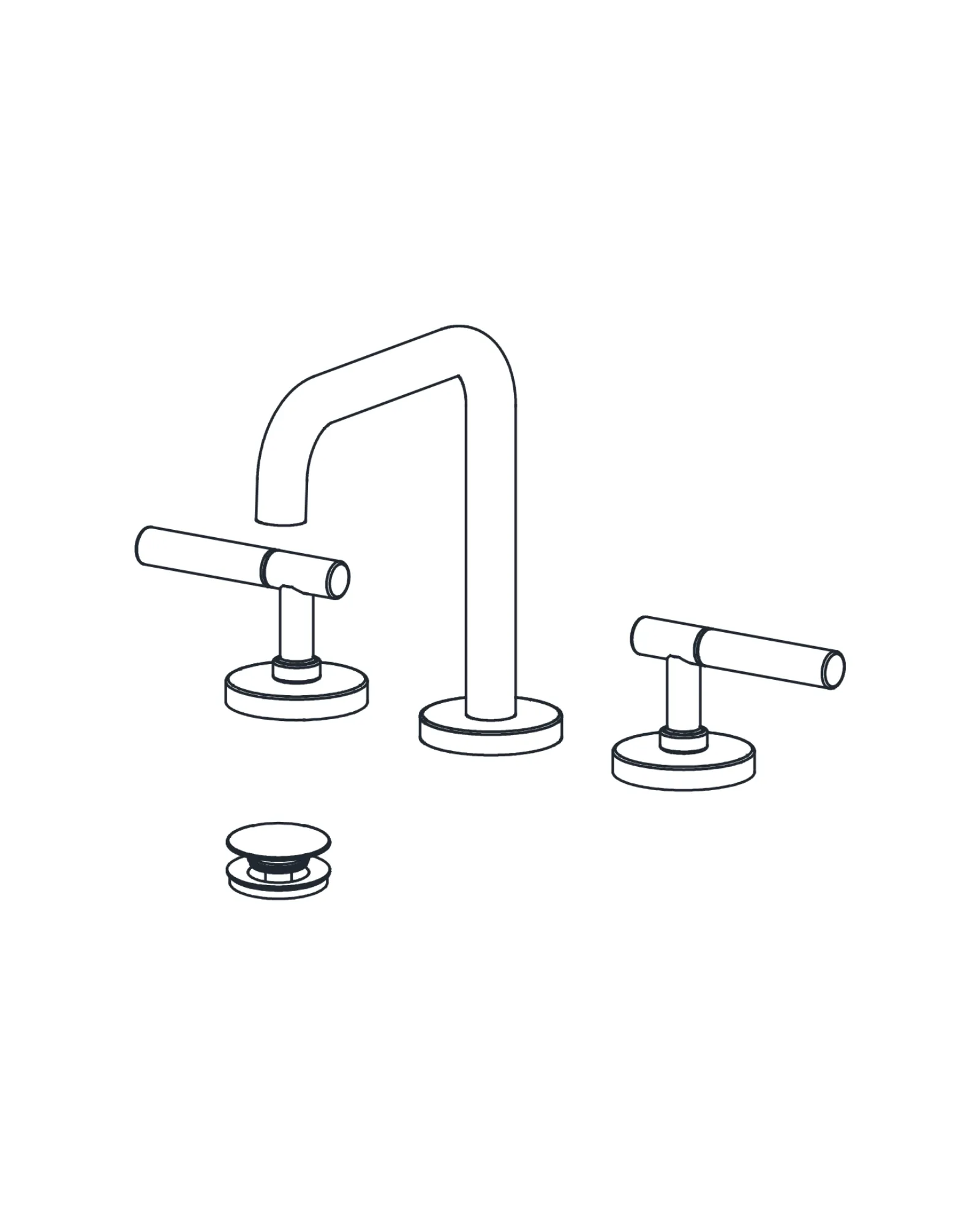 Widespread Lavatory Faucet