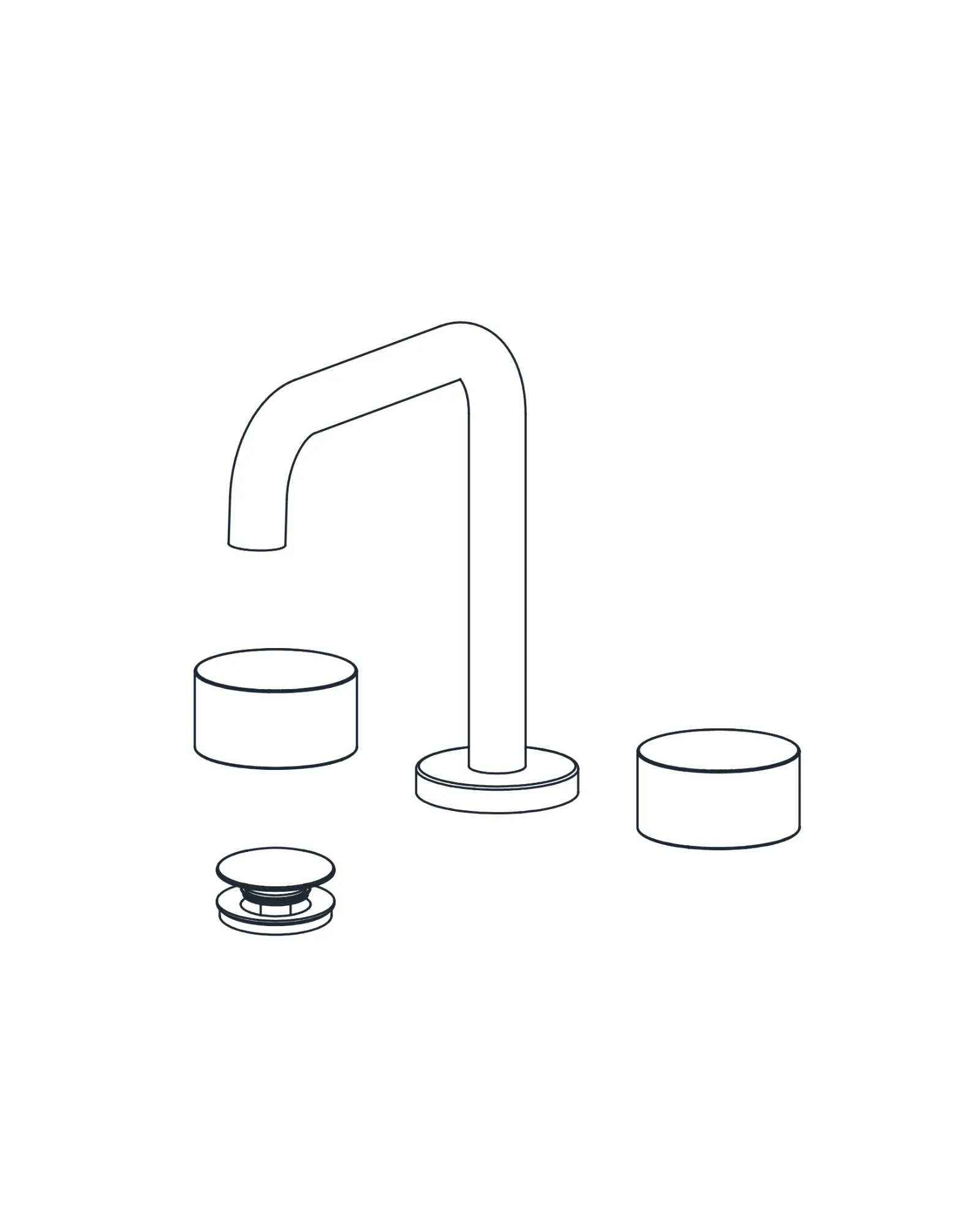 Widespread Lavatory Faucet