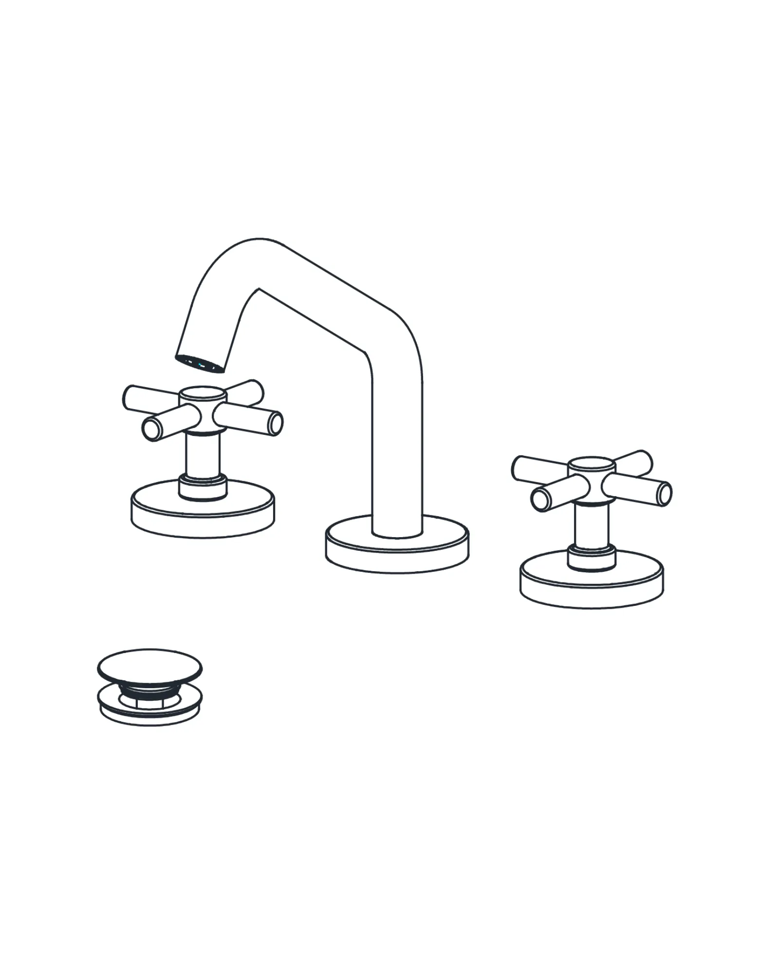 Widespread Lavatory Faucet