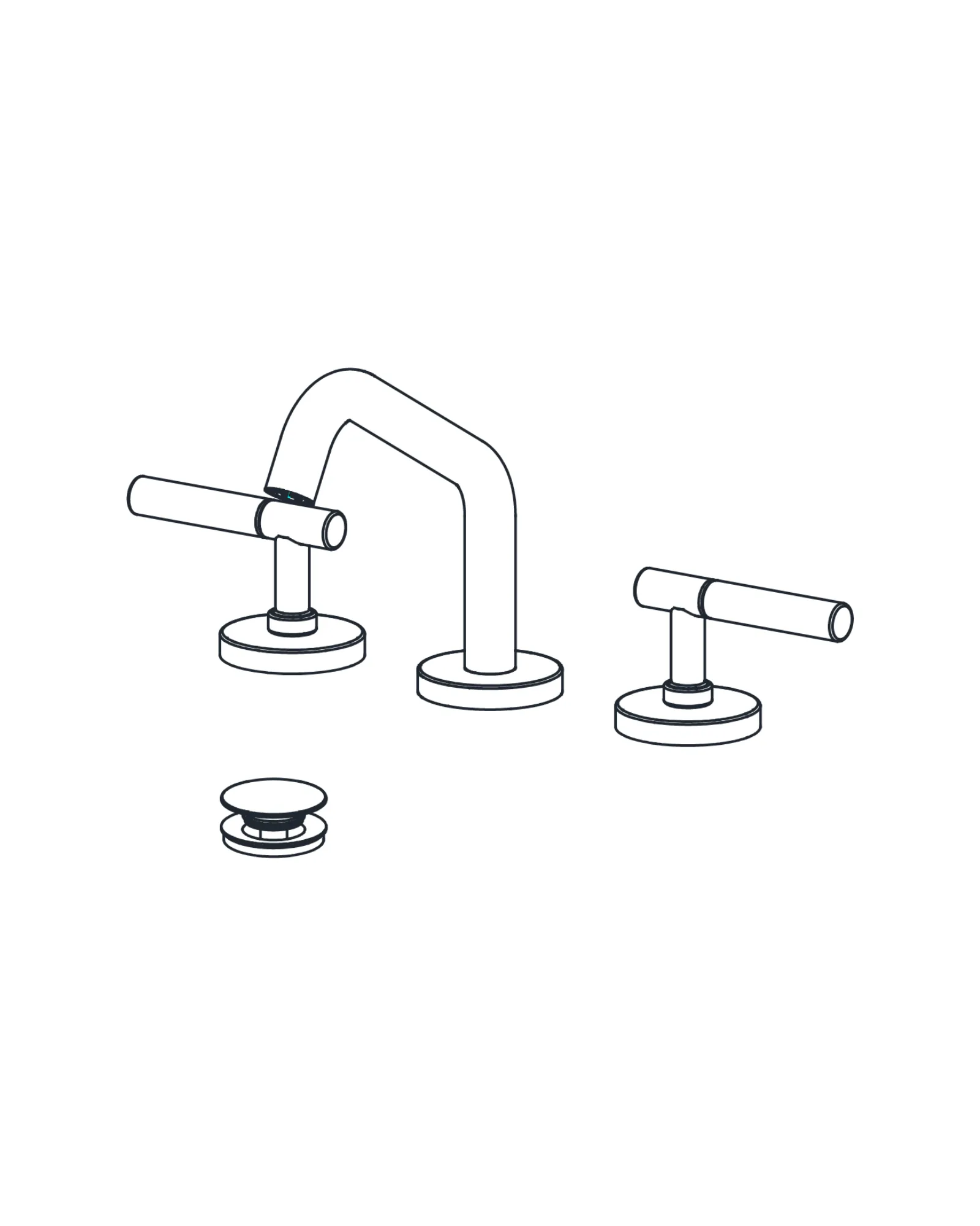 Widespread Lavatory Faucet