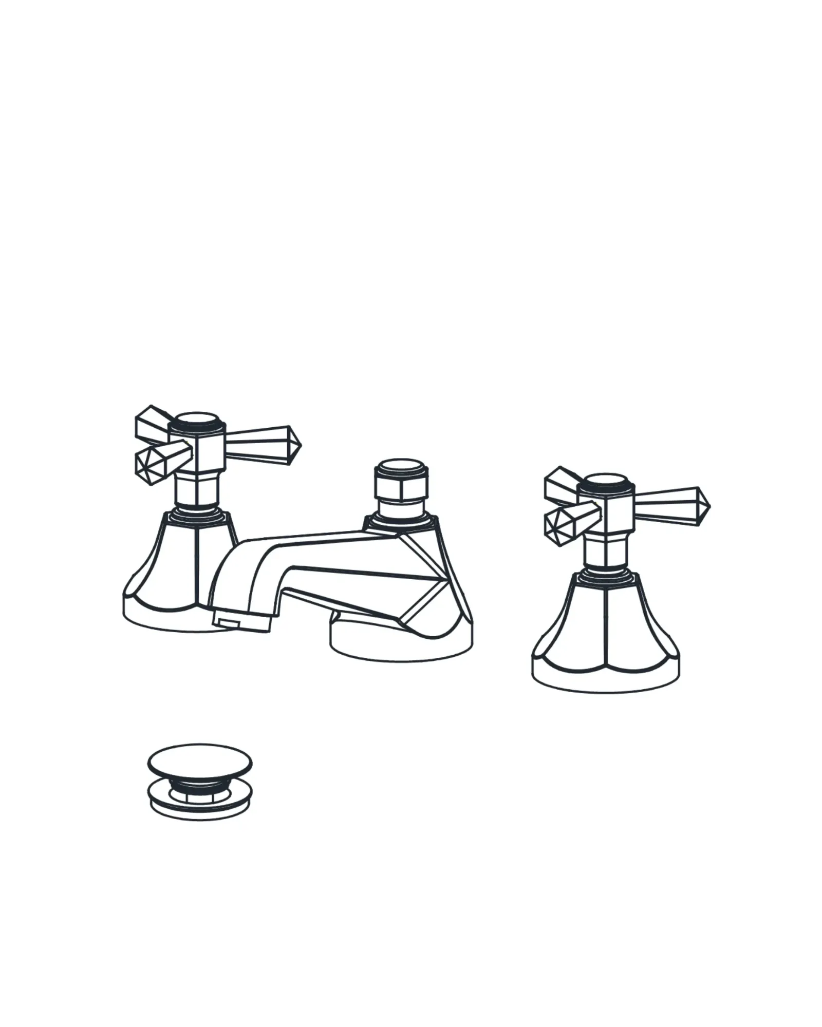 Widespread Lavatory Faucet