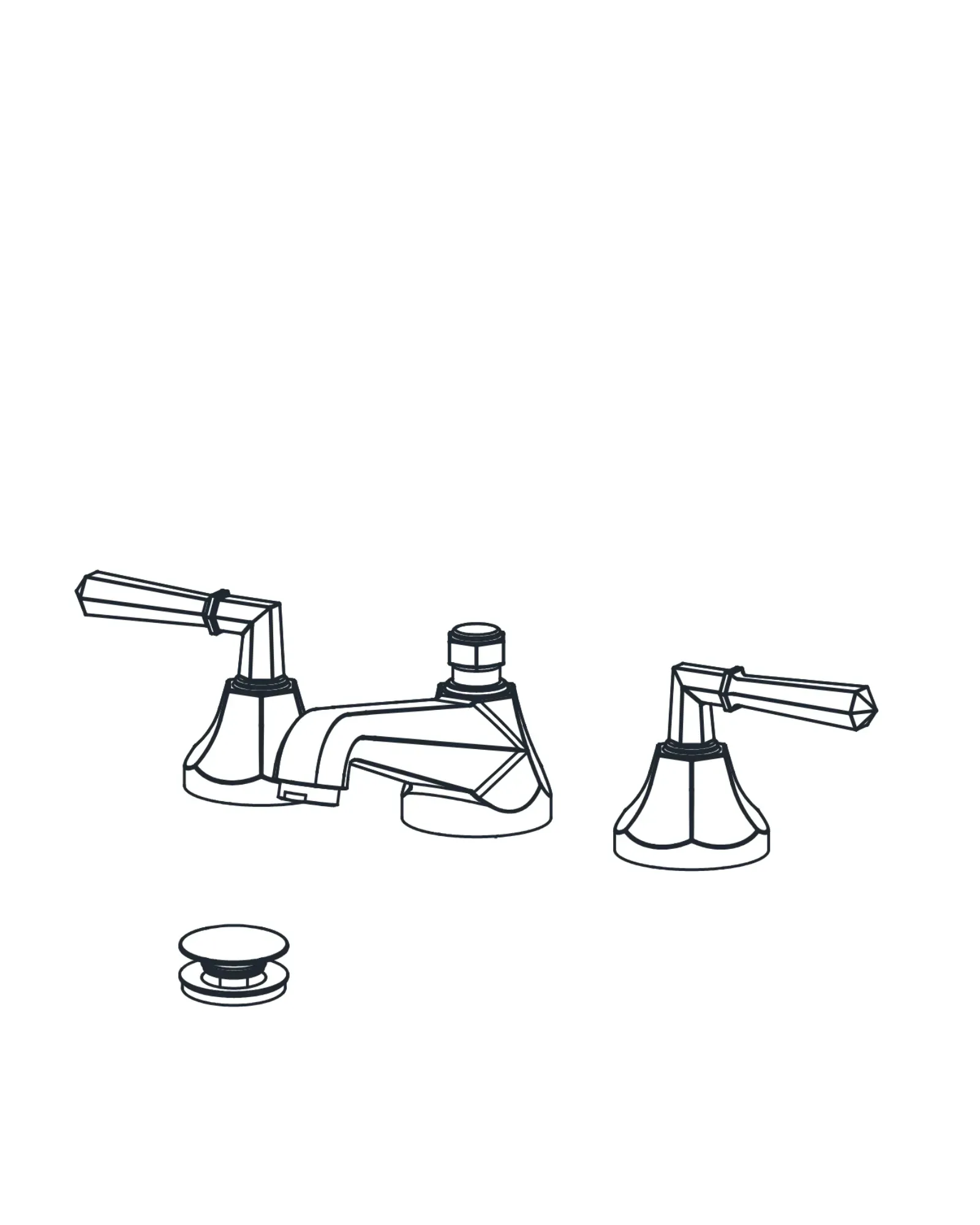 Widespread Lavatory Faucet