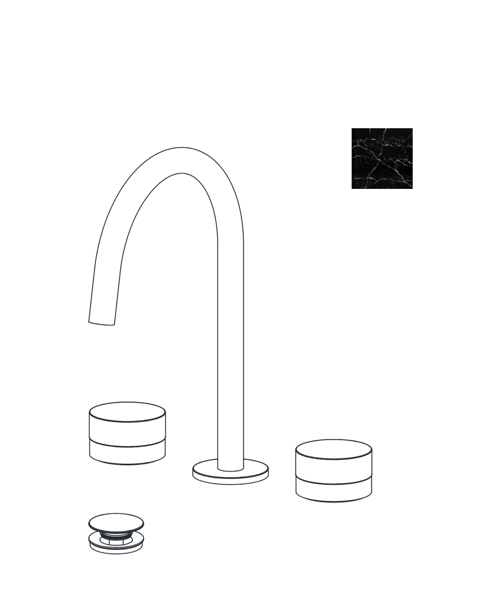 Widespread Lavatory Faucet