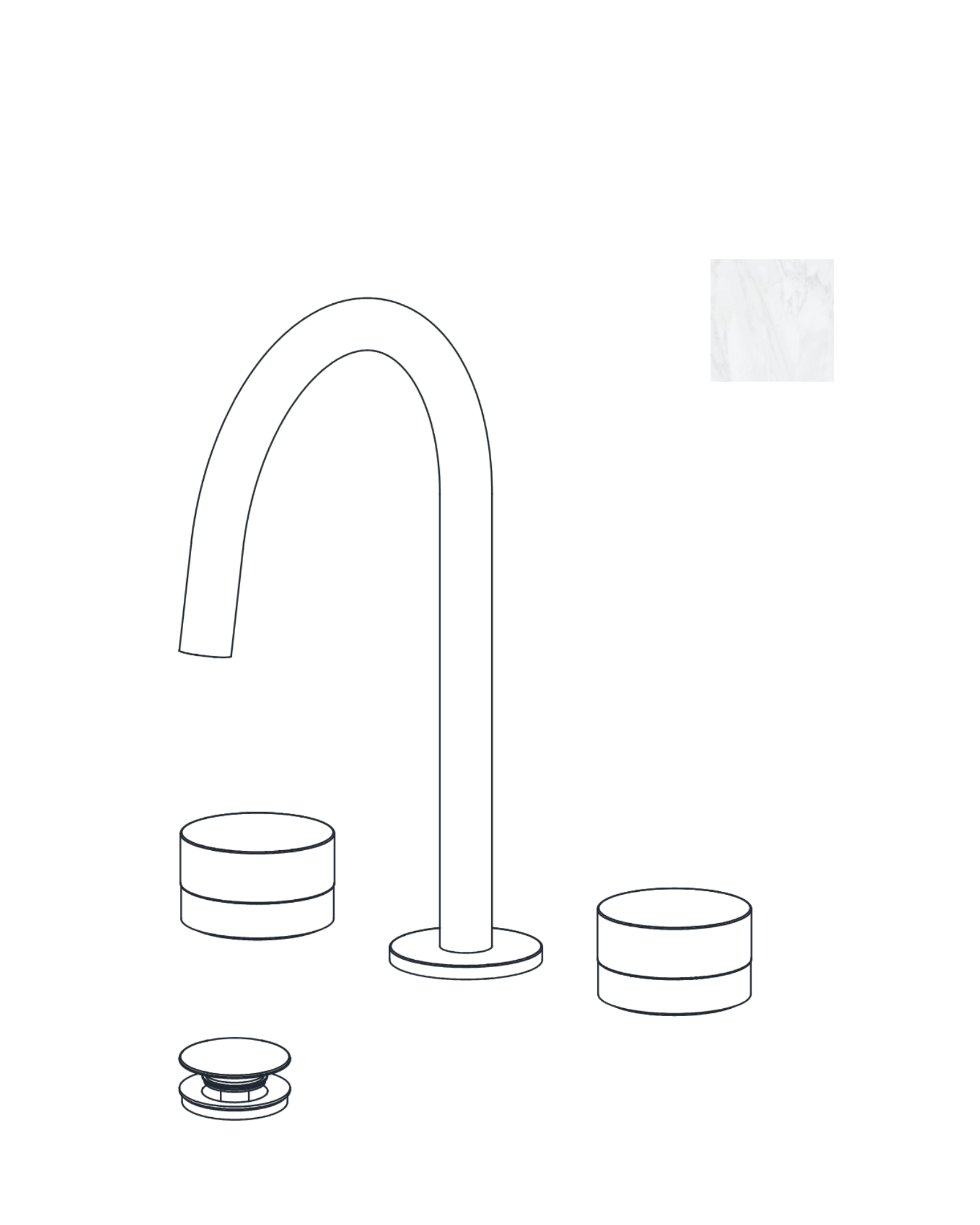 Widespread Lavatory Faucet