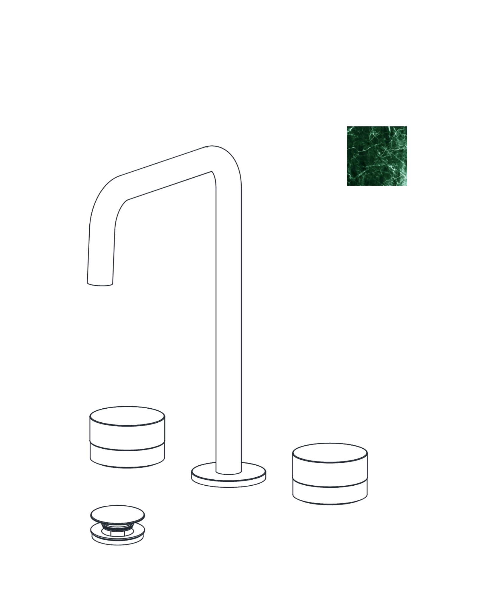 Widespread Lavatory Faucet