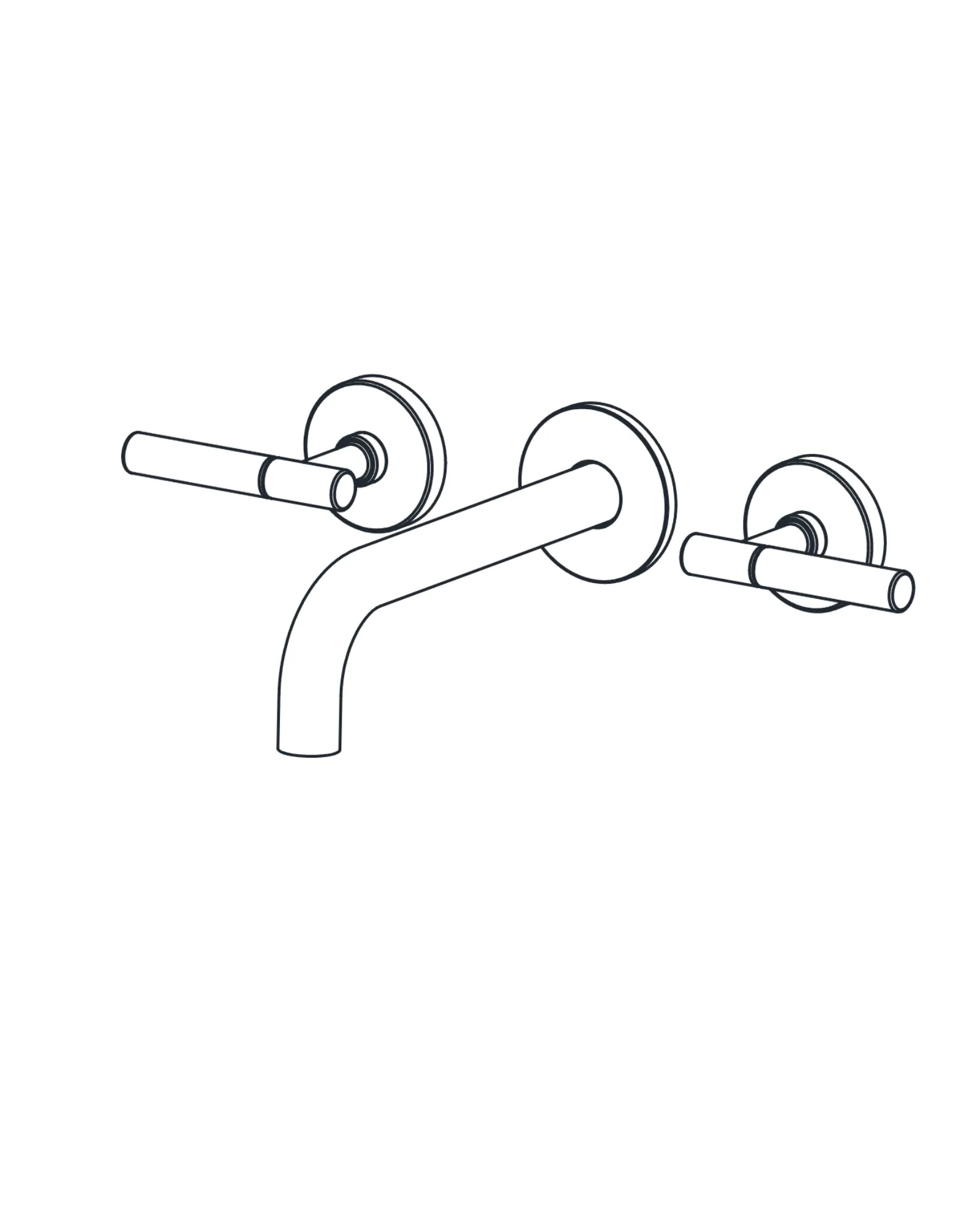 Wall-mount Tub Filler