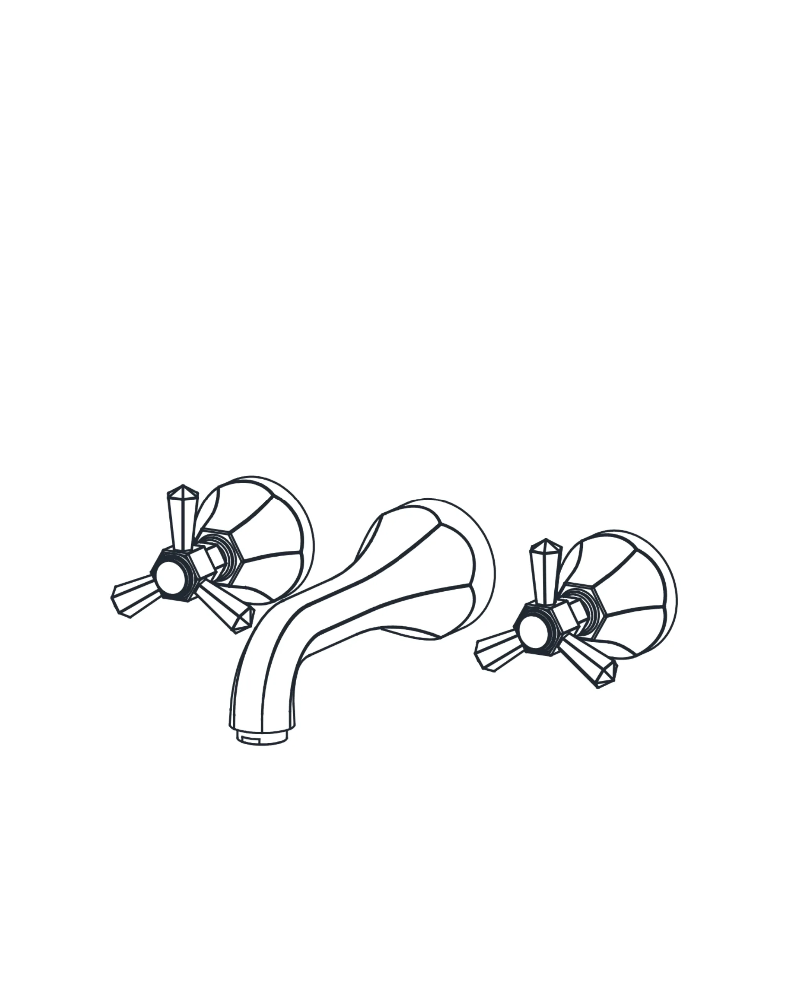 Wall-mount Tub Filler