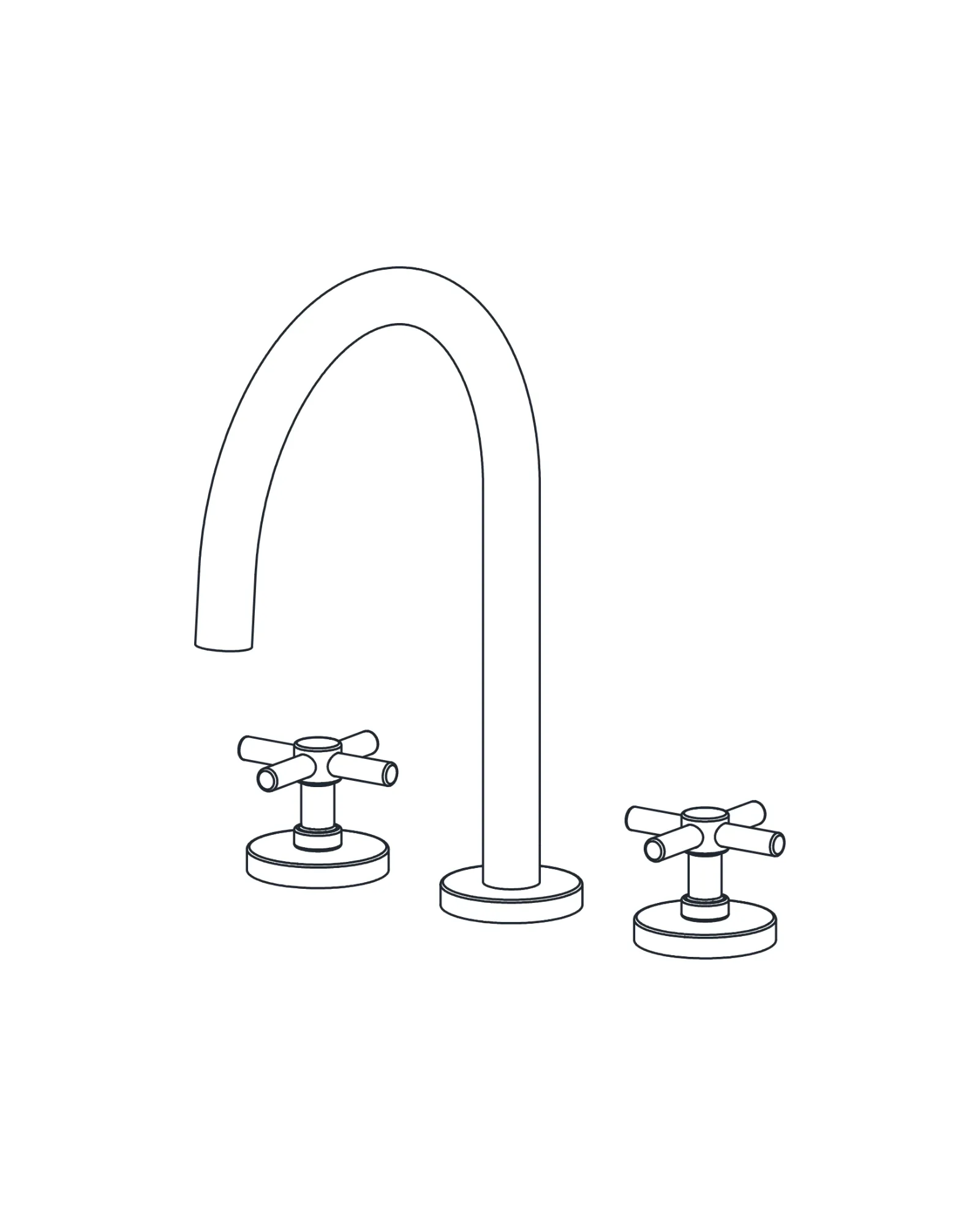 Deck-Mounted Tub Filler