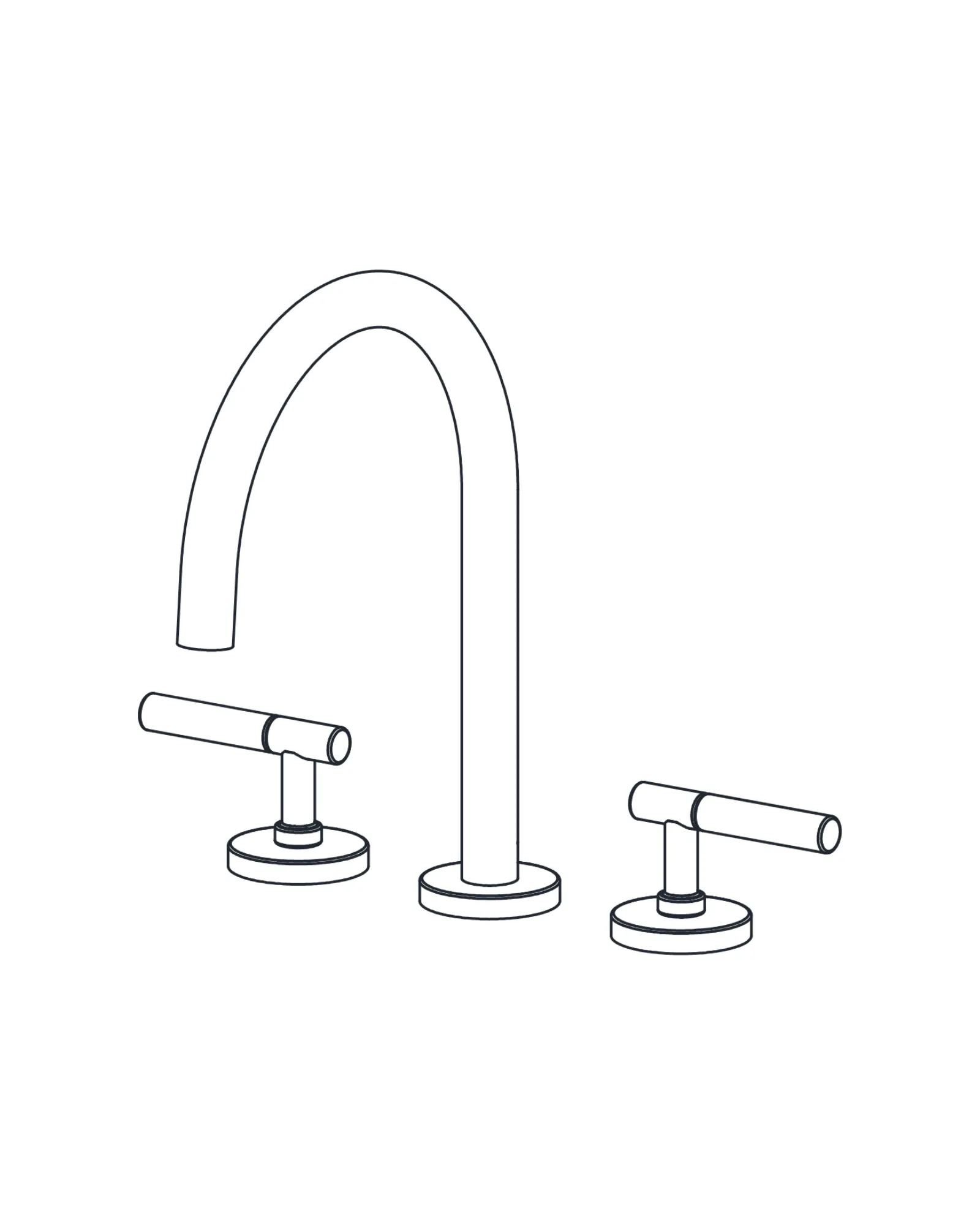 Deck-Mounted Tub Filler