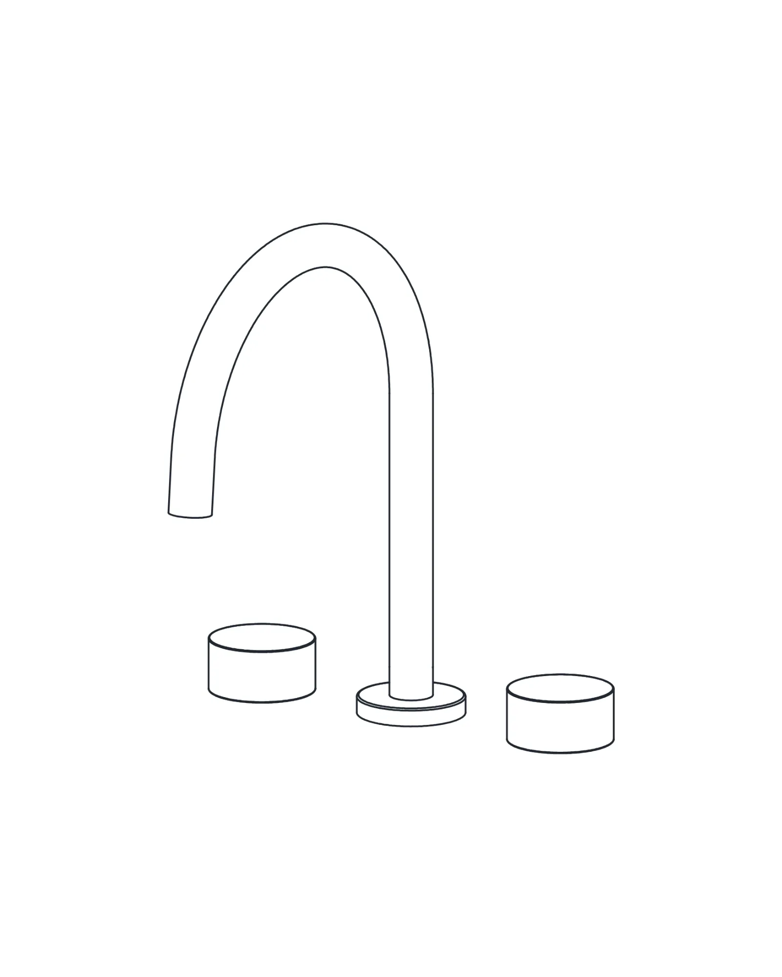 Deck-Mounted Tub Filler