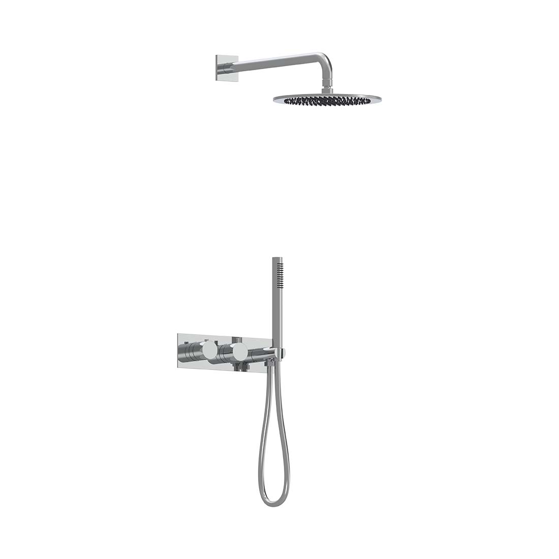 2-Way Thermostatic Shower Trim Set