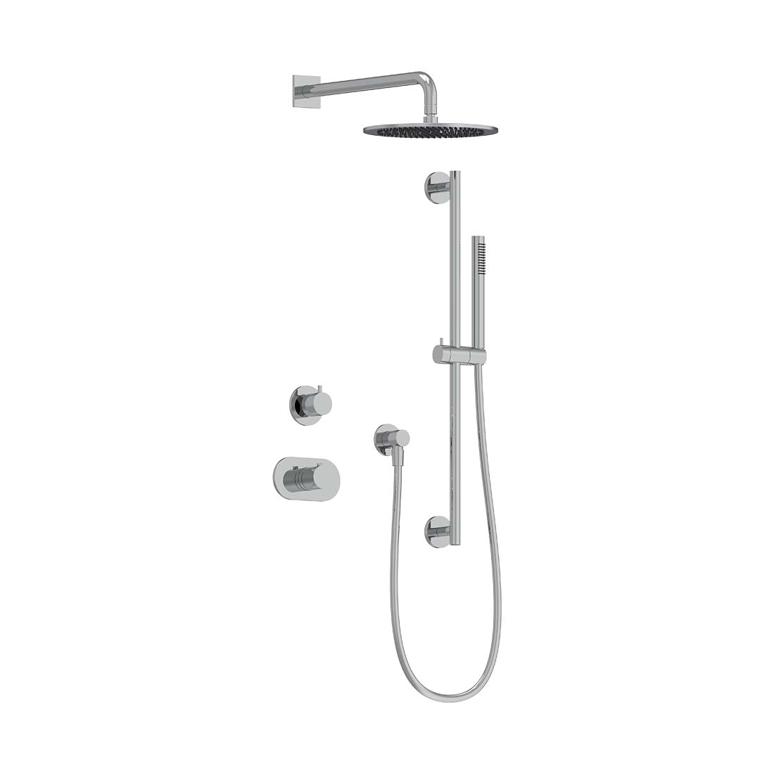2-Way Thermostatic Shower Trim Set