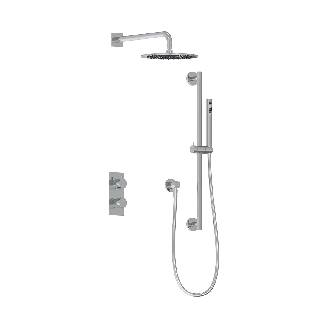 2-Way Thermostatic Shower Trim Set