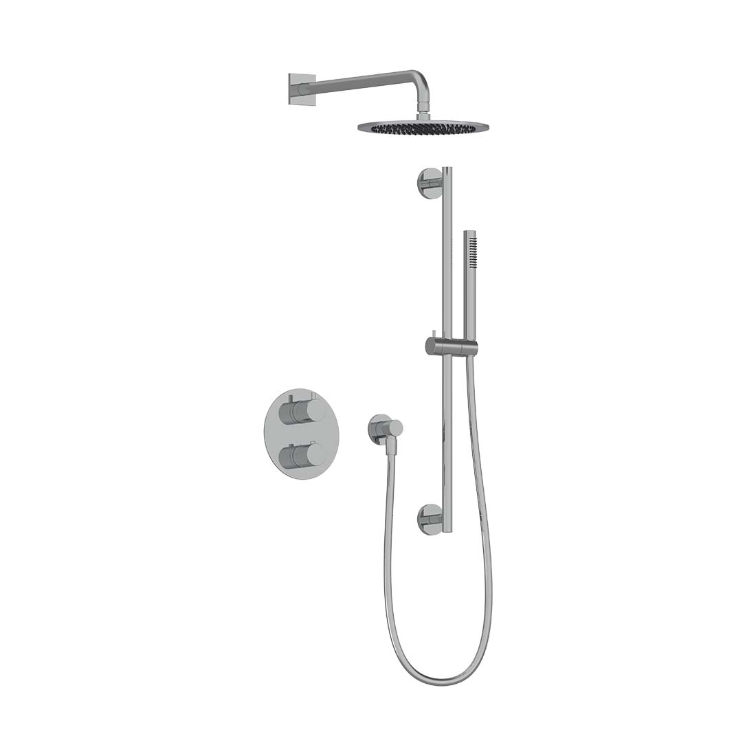 2-Way Thermostatic Shower Trim Set