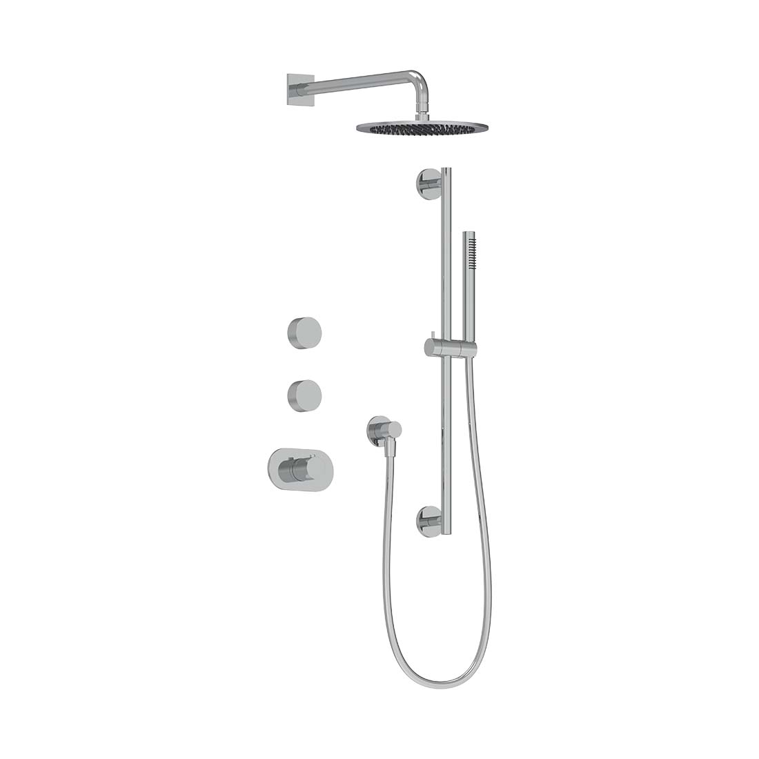 2-Way Thermostatic Shower Trim Set