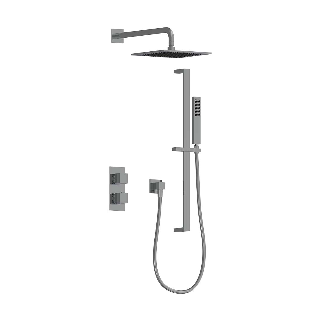 2-Way Thermostatic Shower Trim Set