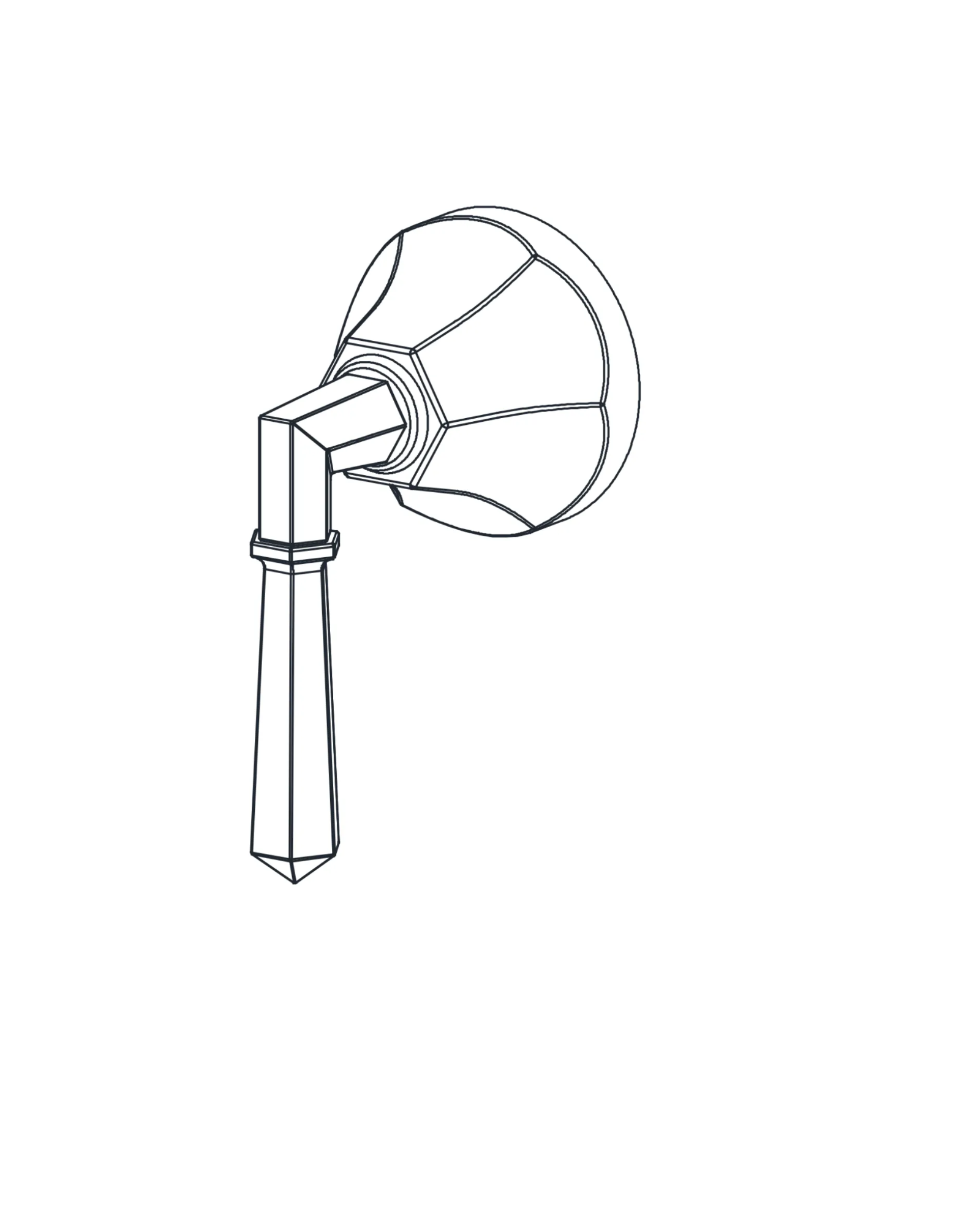 3/4" Volume Control Valve Trim