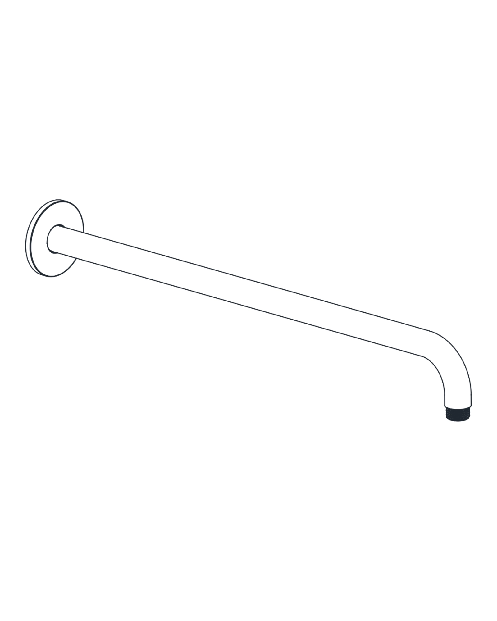 20" Wall Mount Shower Arm