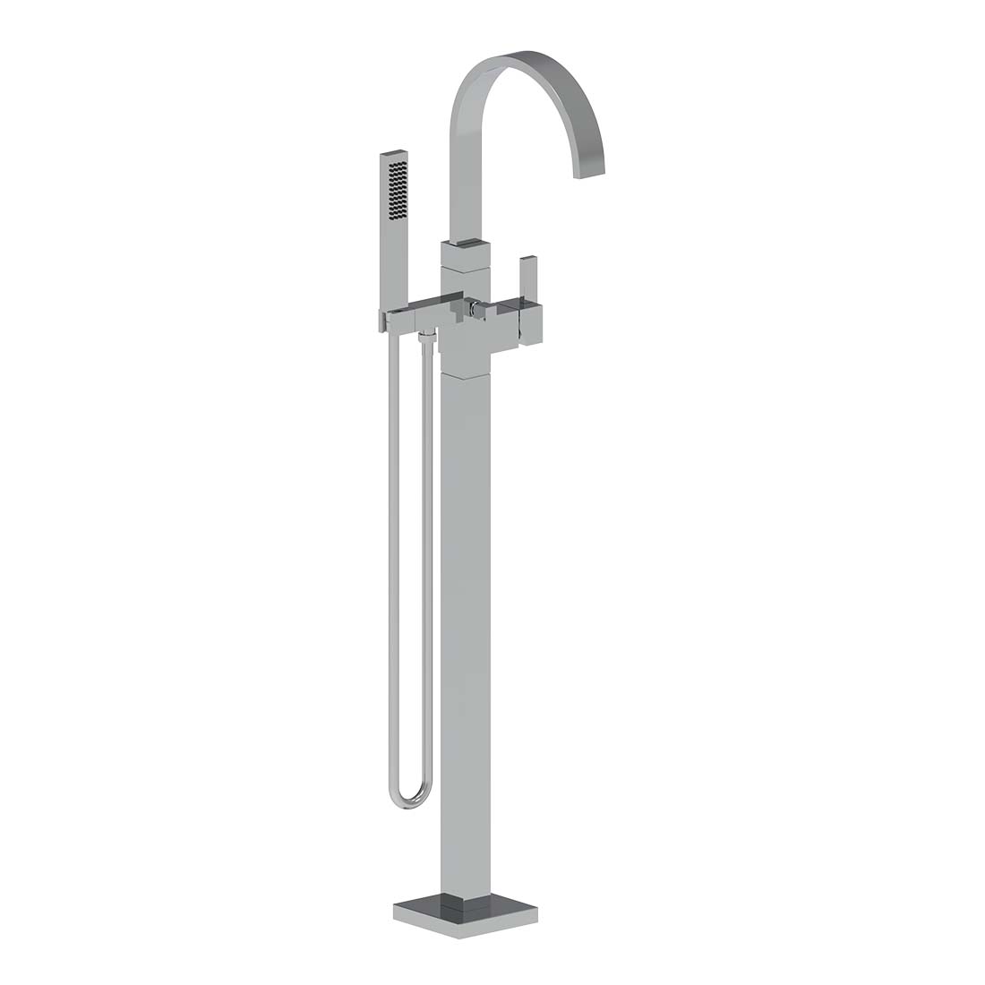 Floor-Mounted Tub Filler