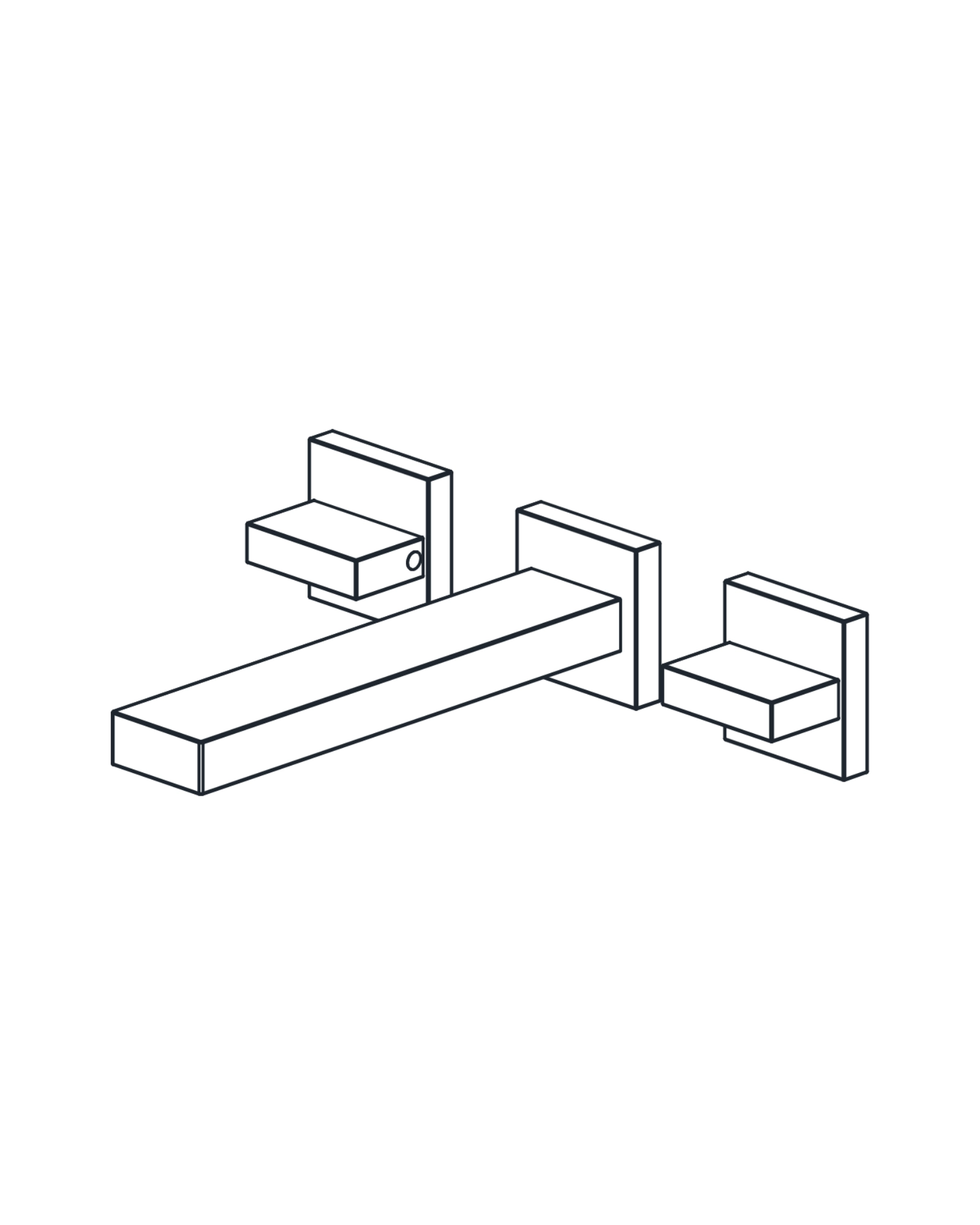 Wall-mount Tub Filler